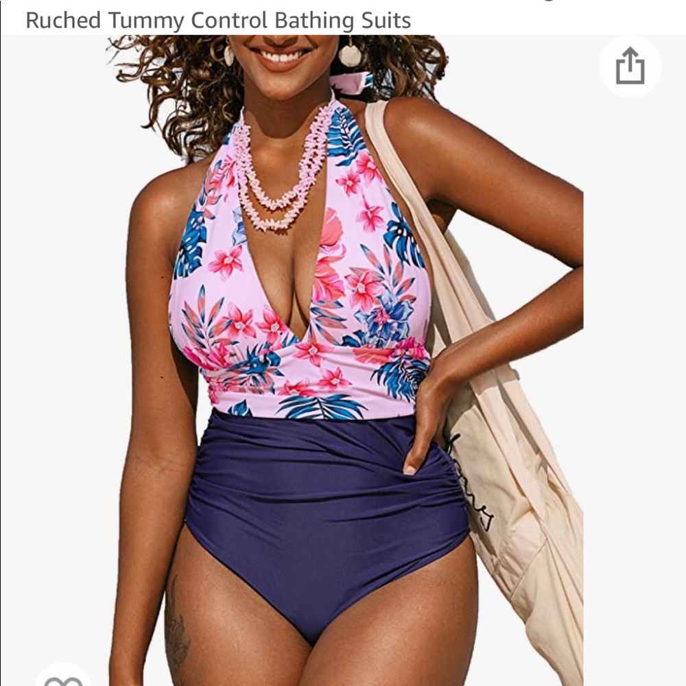 CUPSHE bathing suit, Tummy shaping, women’s size M